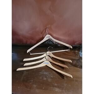 Lot Of 4 Vintage Lands End Hangers 1 Garment 3 Shirt Measurements Pictured